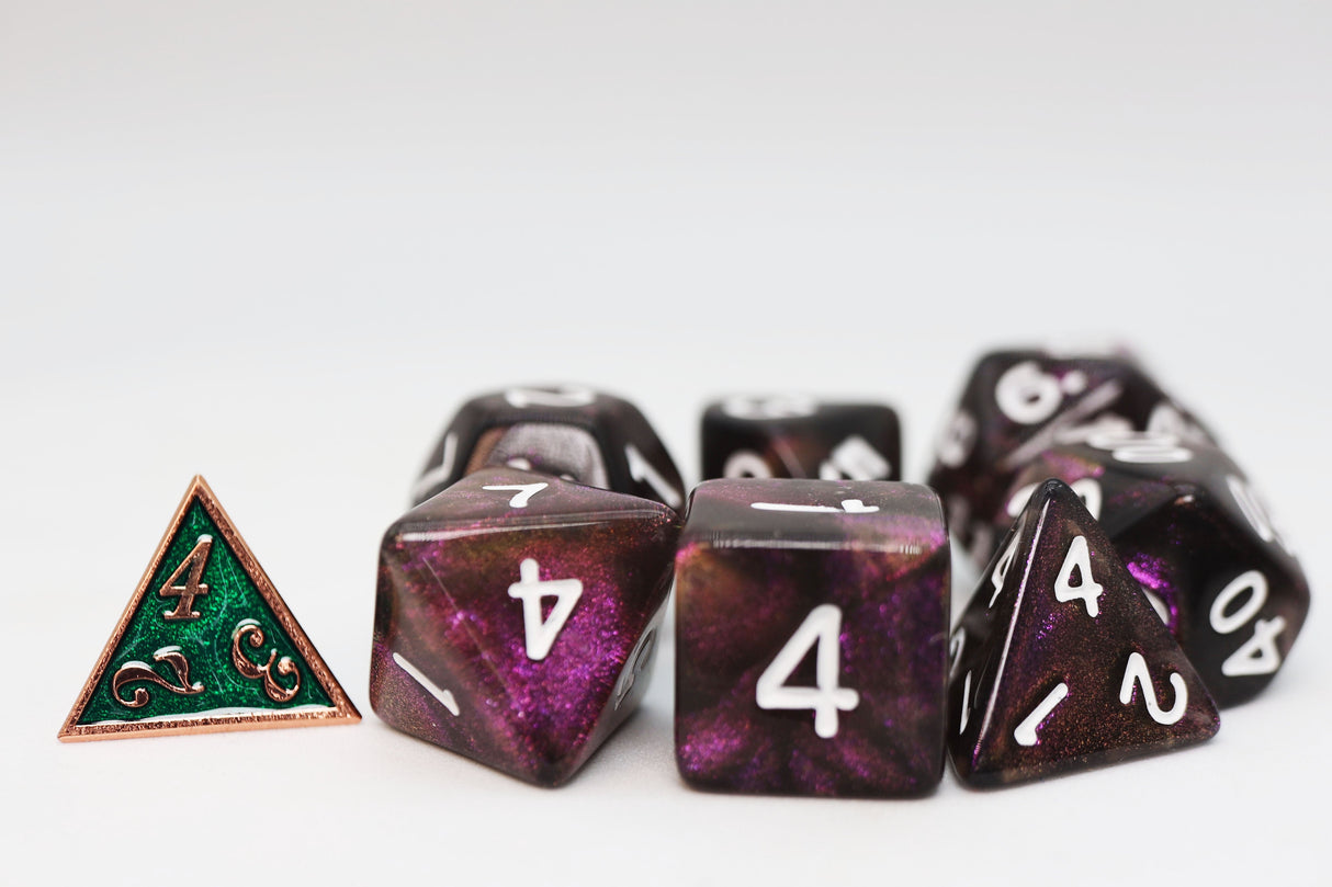 Mystery Loot: Plastic RPG Dice Set & Bonus Metal Die Mystery Loot Foam Brain Games