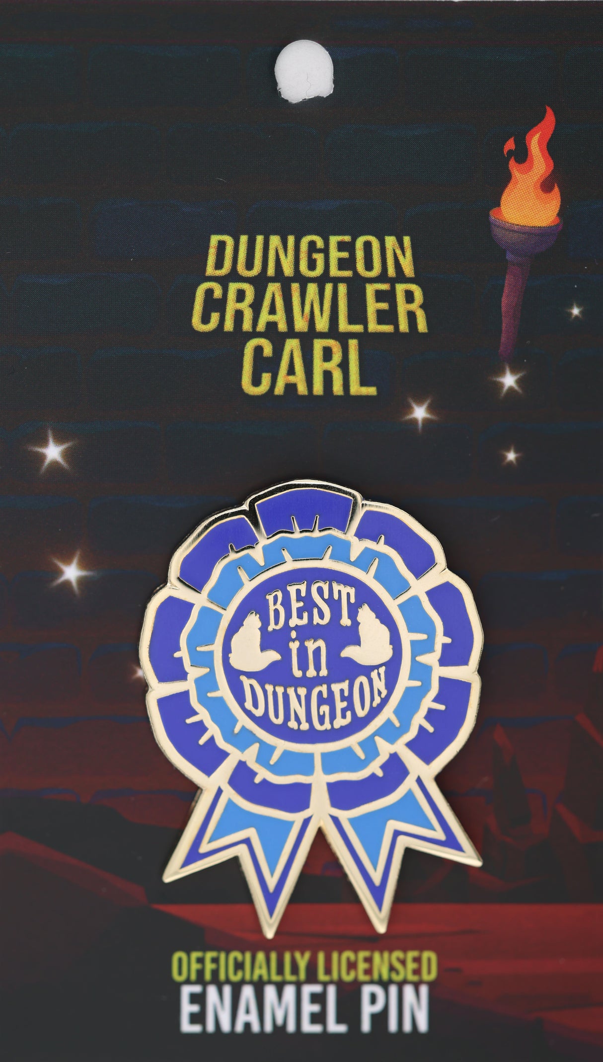 Dungeon Crawler Carl: Best in Dungeon Enamel Pin Enamel Pin Foam Brain Games