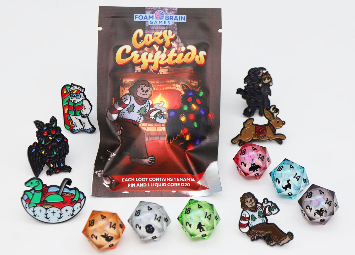 Mystery Loot: Cozy Cryptids Mystery Loot Foam Brain Games