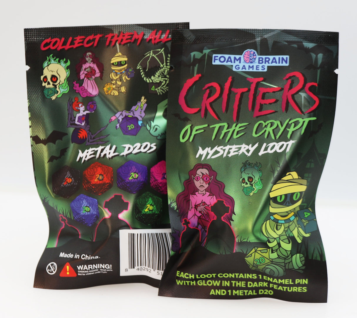 Mystery Loot: Critters of the Crypt Mystery Loot Foam Brain Games