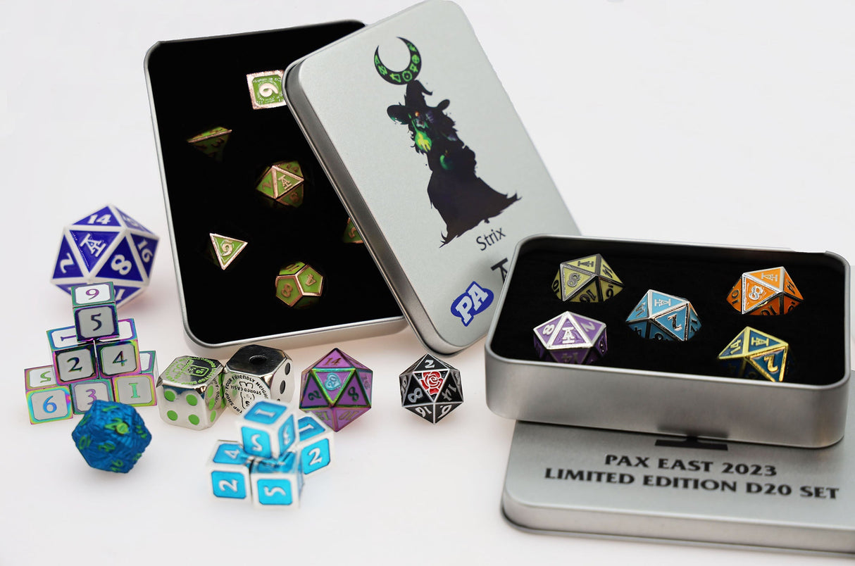 Custom Metal Dice Sets Custom Product Foam Brain Games