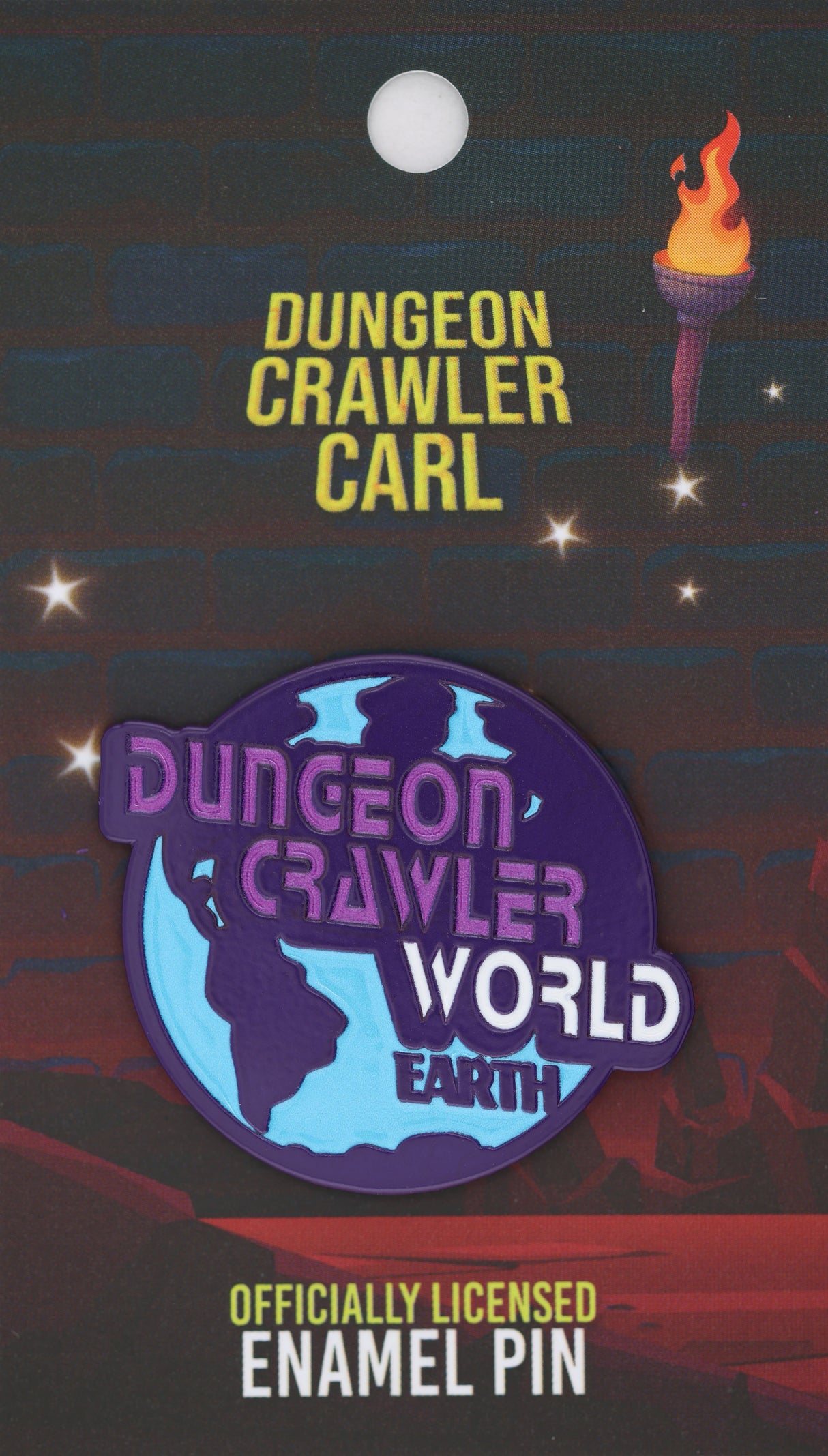 Dungeon Crawler Carl: Dungeon Crawler World Enamel Pin Enamel Pin Foam Brain Games