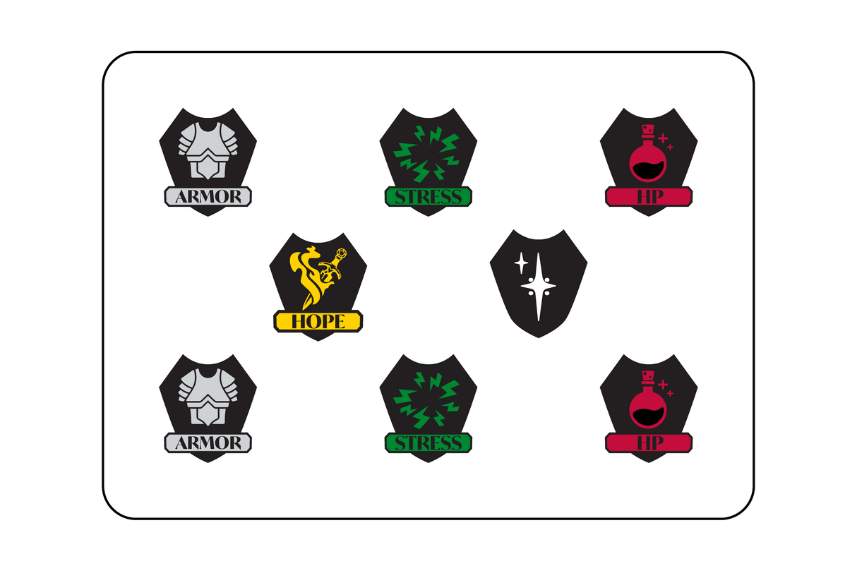 Daggerheart Player Token Set **PREORDER - RELEASES LATE AUGUST 2026**