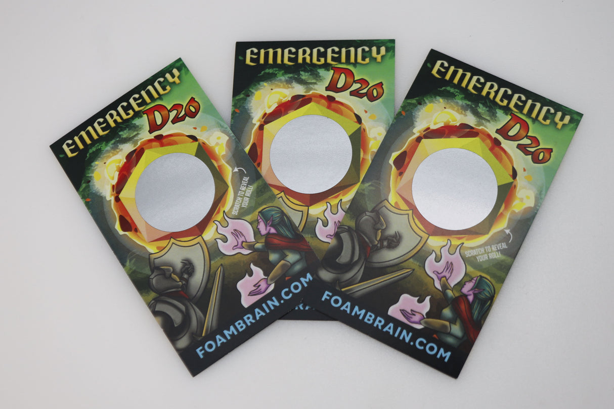 Emergency D20 (10 Packages of 10 Cards)