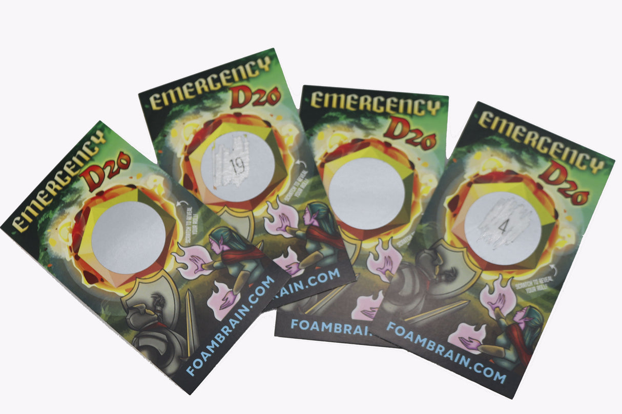 Emergency D20 (10 Packages of 10 Cards)