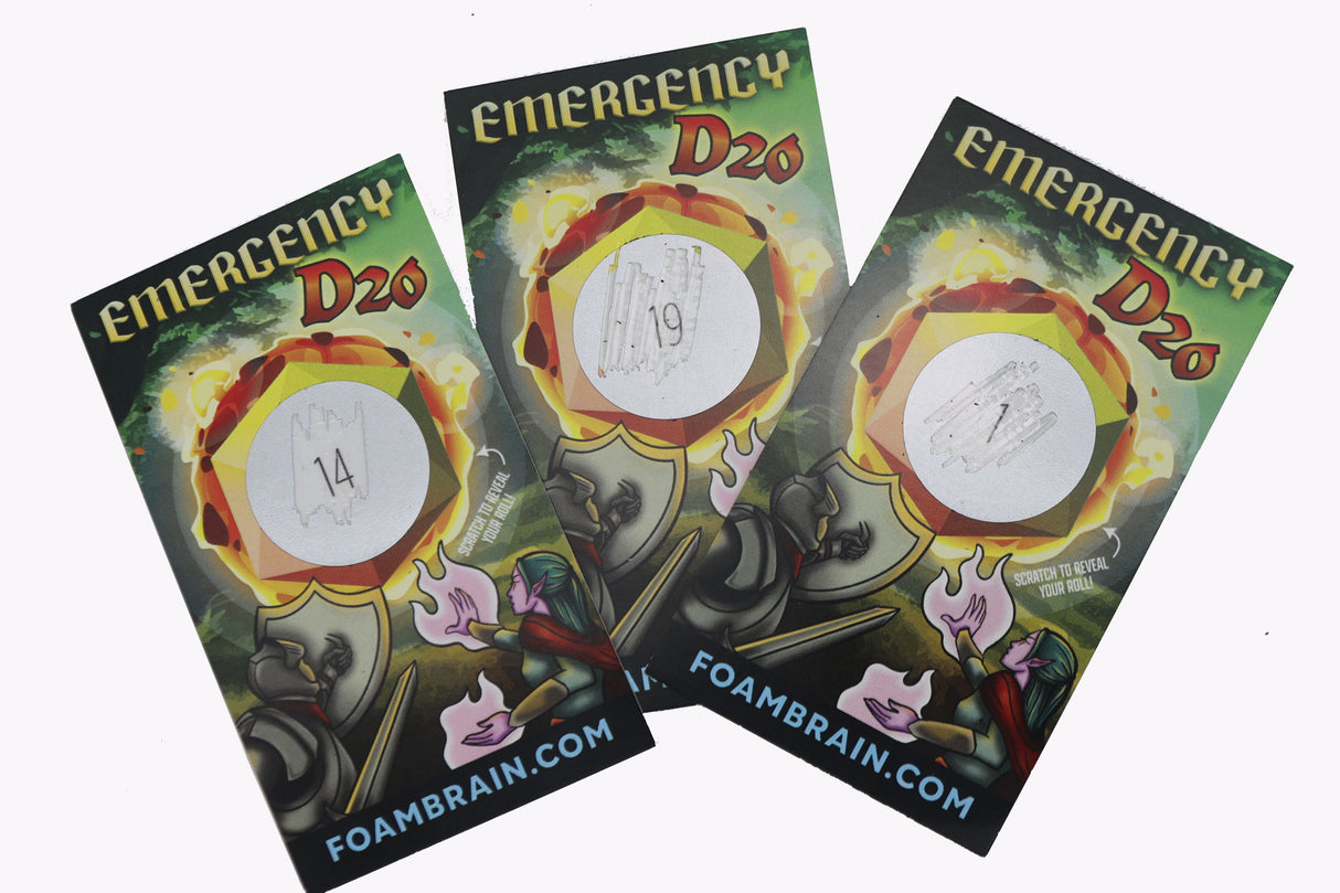 Emergency D20 (10 Packages of 10 Cards)