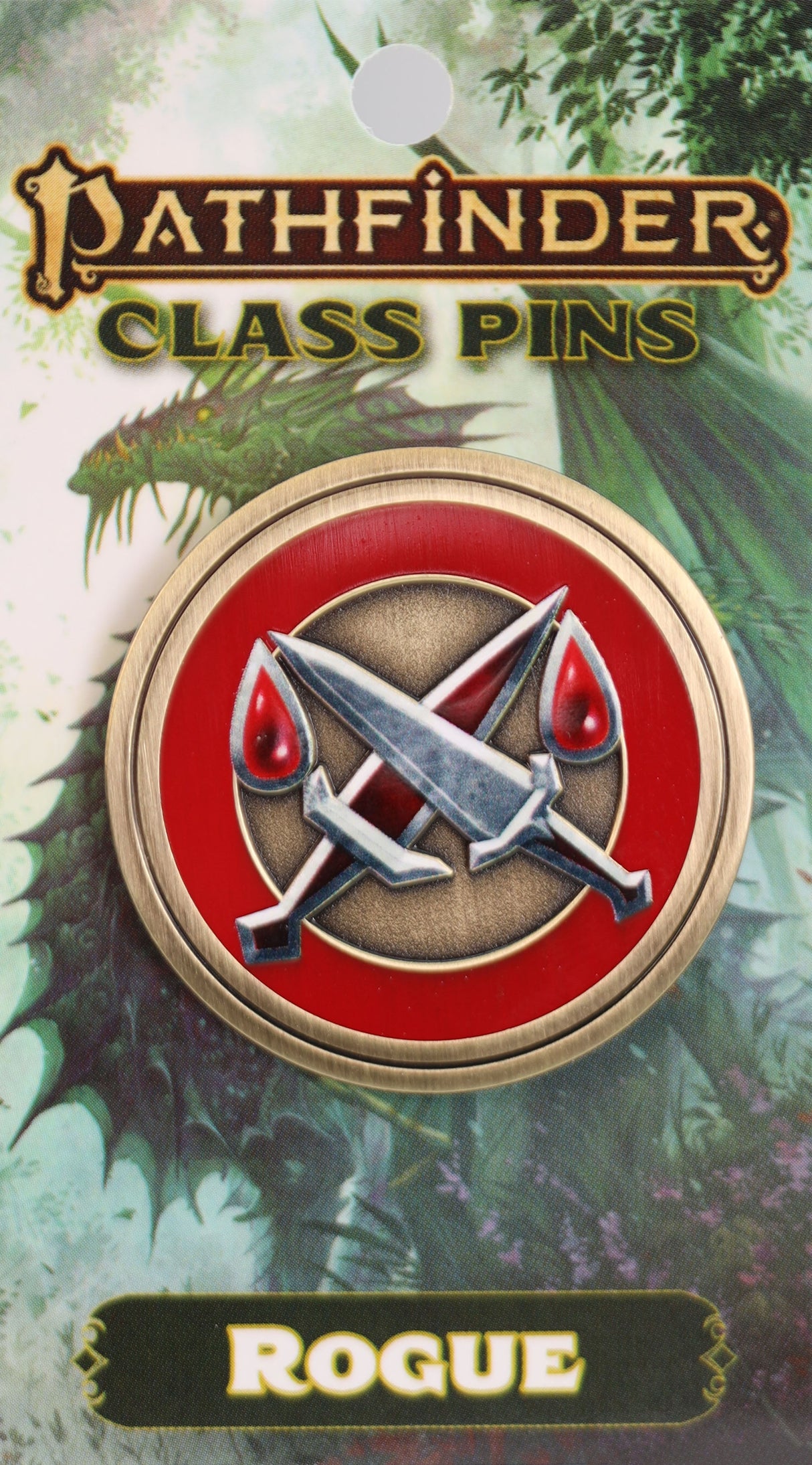 Pathfinder Class Icon Pin: Rogue Enamel Pin Foam Brain Games