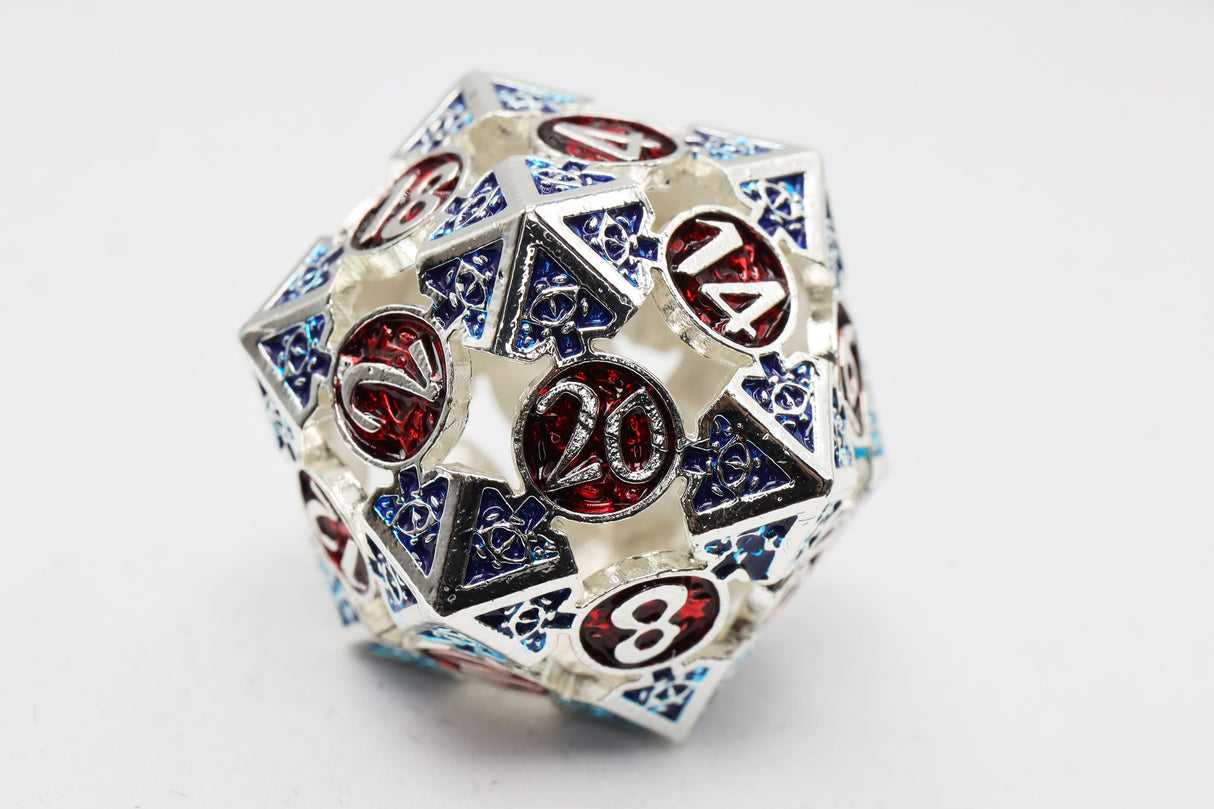 Oculus: Watchful - Hollow Metal RPG Dice Set Metal Dice Foam Brain Games
