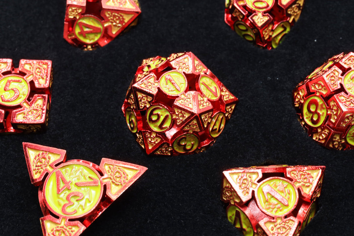 Oculus: Wide Awake - Hollow Metal RPG Dice Set Metal Dice Foam Brain Games