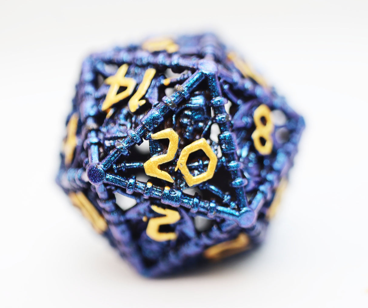 Grim Scythe: Shadow - Hollow Metal RPG Dice Set Metal Dice Foam Brain Games