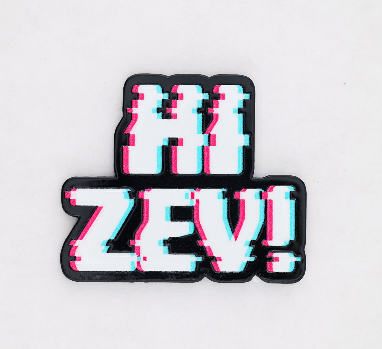 Dungeon Crawler Carl: Hi Zev! Glitch Enamel Pin Enamel Pin Foam Brain Games