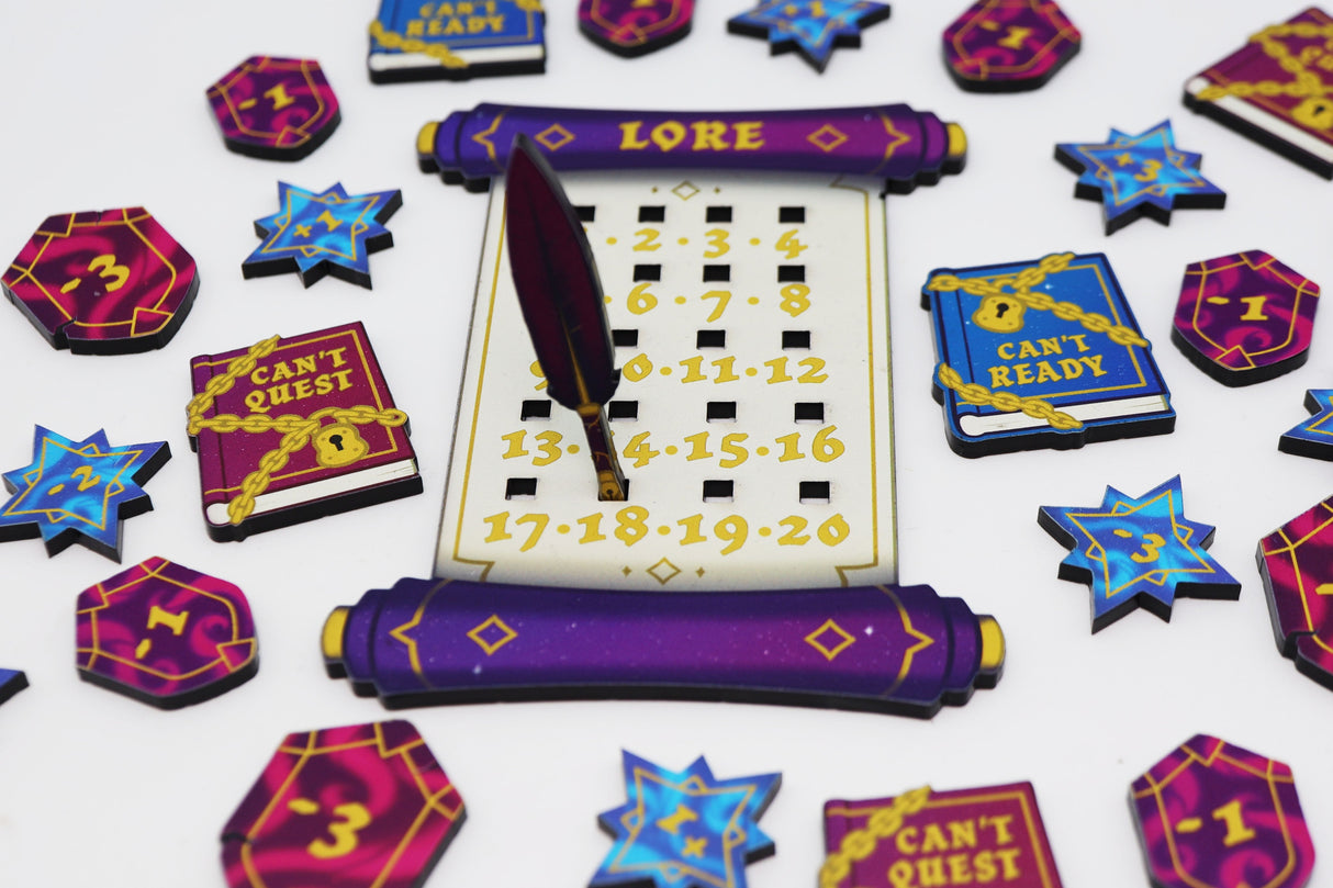 Inkwell Tracking Set - Custom Lore Counter (10 Sets)