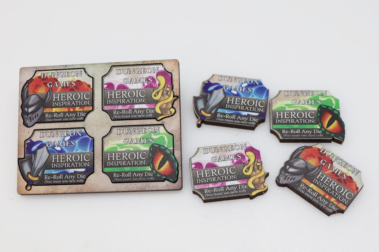 Heroic Inspiration Token Mini Sheet (30 Tokens)