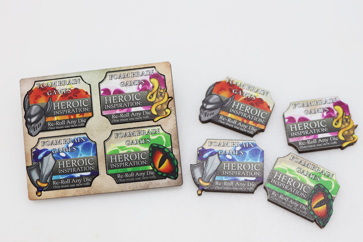 Heroic Inspiration Token Mini Sheet (30 Tokens)