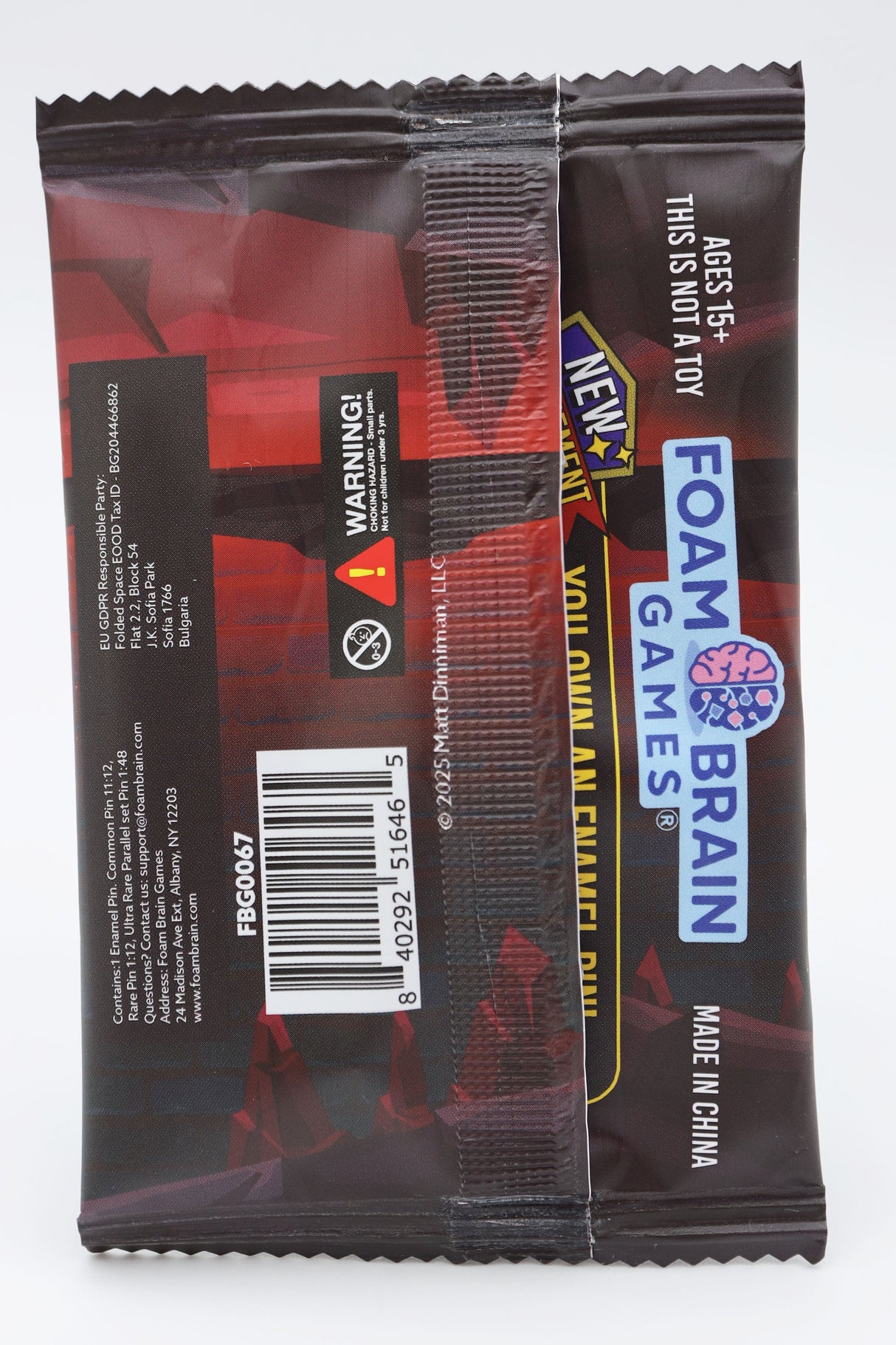 Dungeon Crawler Carl Adventurer's Pin Loot Box: Floors 1-3 (Single Pack) - Gen Con Mystery Loot Foam Brain Games