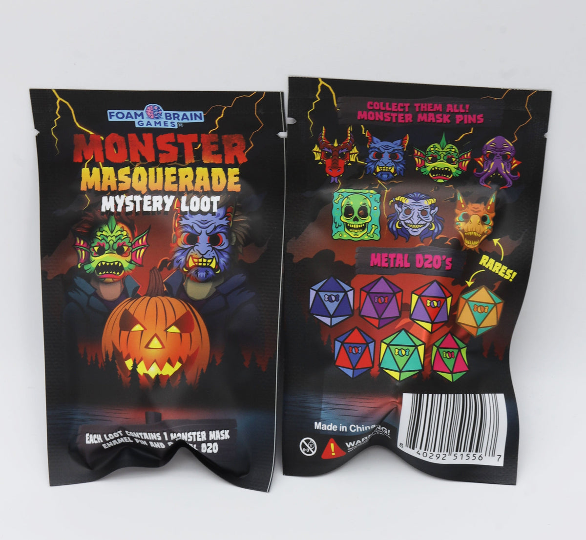 Mystery Loot: Monster Masquerade Mystery Loot Foam Brain Games