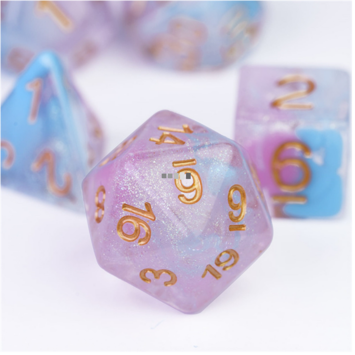 Flare of Ambition RPG Set Plastic Dice Foam Brain Games