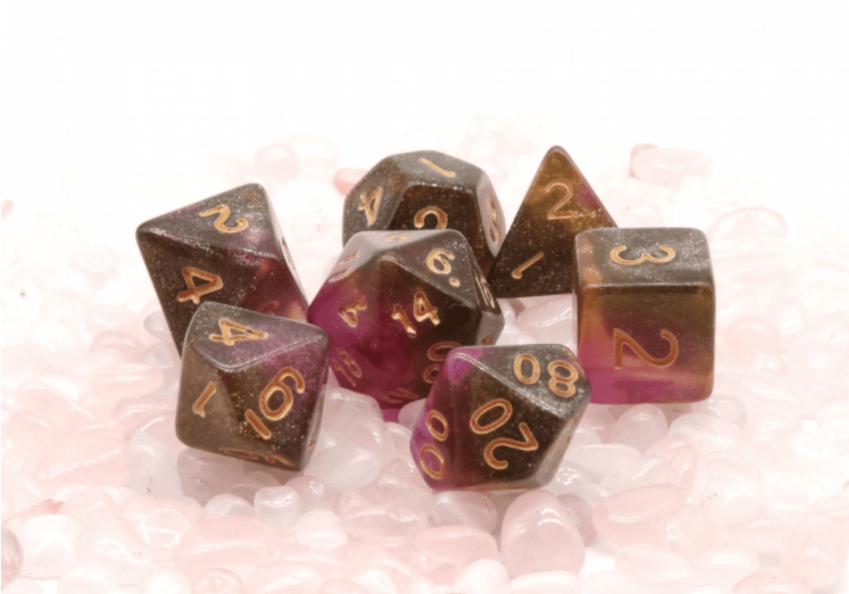 Unknown Galaxy RPG Dice Set Plastic Dice Foam Brain Games