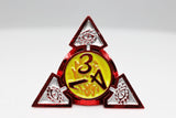 Oculus: Ablaze - Hollow Metal RPG Dice Set Metal Dice Foam Brain Games