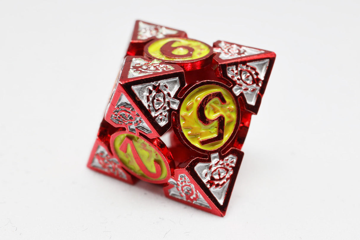 Oculus: Ablaze - Hollow Metal RPG Dice Set Metal Dice Foam Brain Games