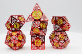 Oculus: Ablaze - Hollow Metal RPG Dice Set Metal Dice Foam Brain Games