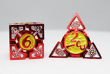 Oculus: Ablaze - Hollow Metal RPG Dice Set Metal Dice Foam Brain Games