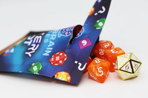Mystery Loot: Plastic RPG Dice Set & Bonus Metal Die Mystery Loot Foam Brain Games
