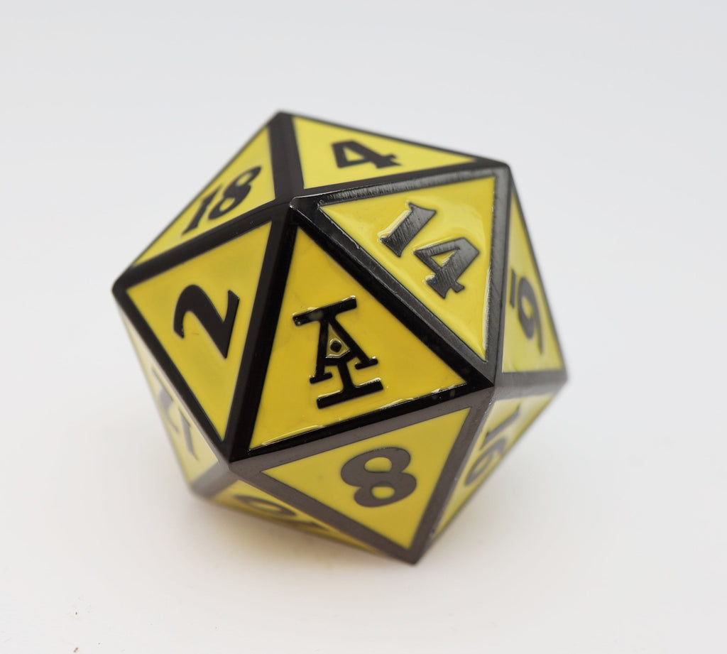 Acquisitions Inc 35mm Metal D20: Evelyn Metal Dice Foam Brain Games