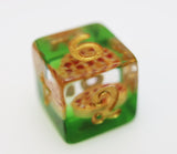 Pastry Pets: Cherry Pie Bear Cub - Pin & RPG Dice Set Plastic Dice & Pin Set Foam Brain Games