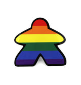 Rainbow Meeple Sticker Stickers Foam Brain Games