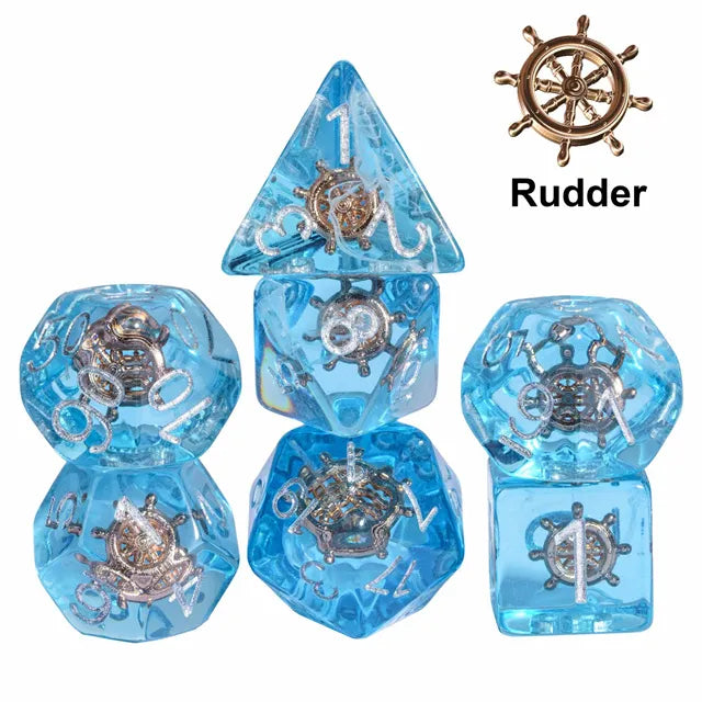 Ancient Mariner RPG Dice Set Plastic Dice Foam Brain Games