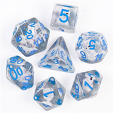 Arctic Fox RPG Dice Set Plastic Dice Foam Brain Games