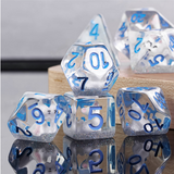 Arctic Fox RPG Dice Set Plastic Dice Foam Brain Games