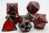 Dice 51: Blood Moon - Metal RPG Dice Set Metal Dice Foam Brain Games