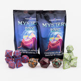 Mystery Loot: Plastic RPG Set and Metal D20 Foam Brain Games
