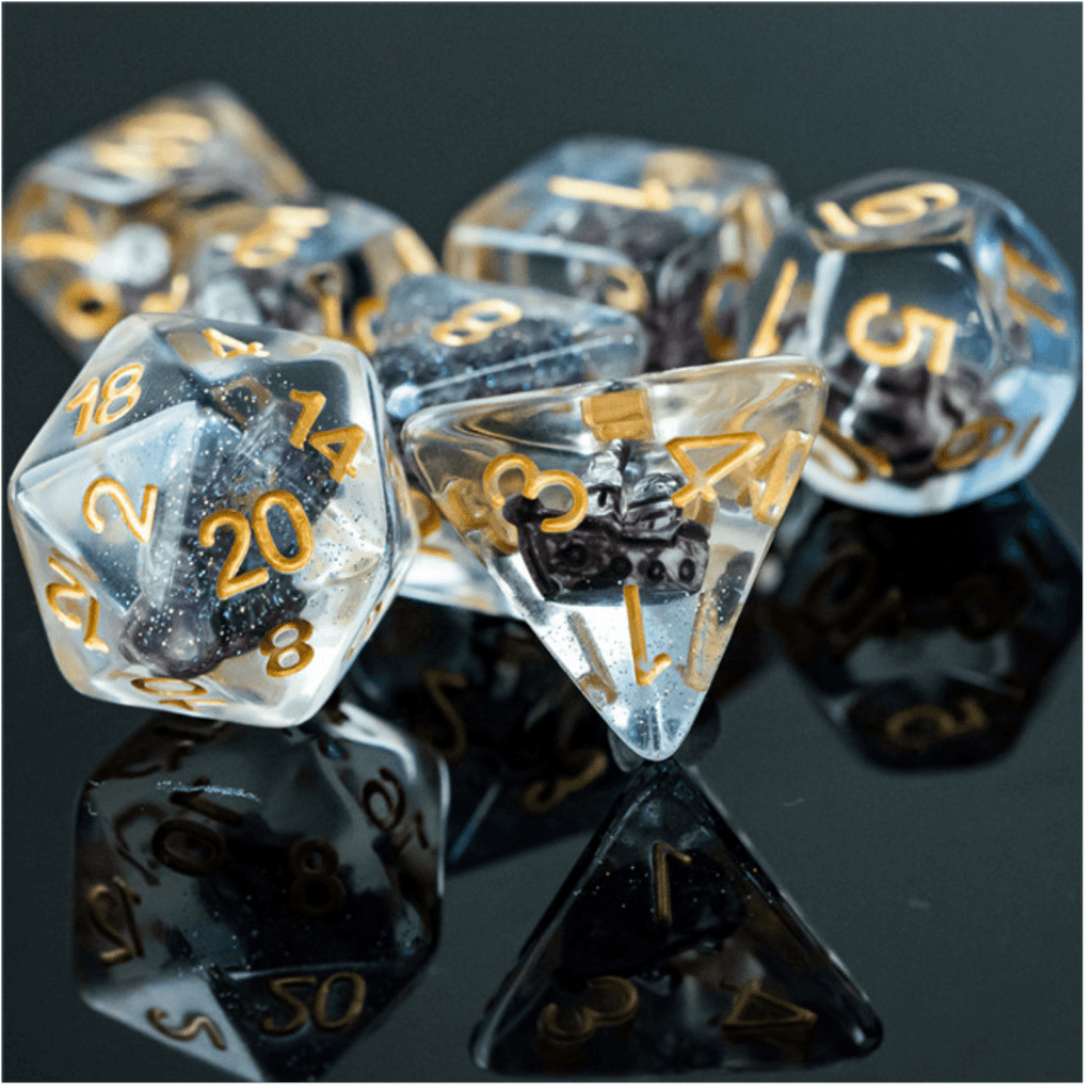 Boat RPG Dice Set Plastic Dice Foam Brain Games