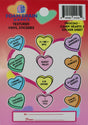 Candy Hearts 2 Sticker Sheet Stickers Foam Brain Games