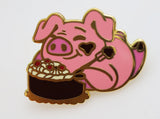 Pastry Pets: Chocolate Cake Piggy - Pin & RPG Dice Set Plastic Dice & Pin Set Foam Brain Games