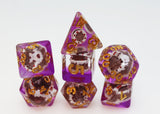 Pastry Pets: Chocolate Cake Piggy - Pin & RPG Dice Set Plastic Dice & Pin Set Foam Brain Games