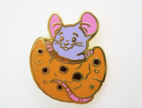 Pastry Pets: Chocolate Chip Cookie Mouse - Pin & RPG Dice Set Plastic Dice & Pin Set Foam Brain Games