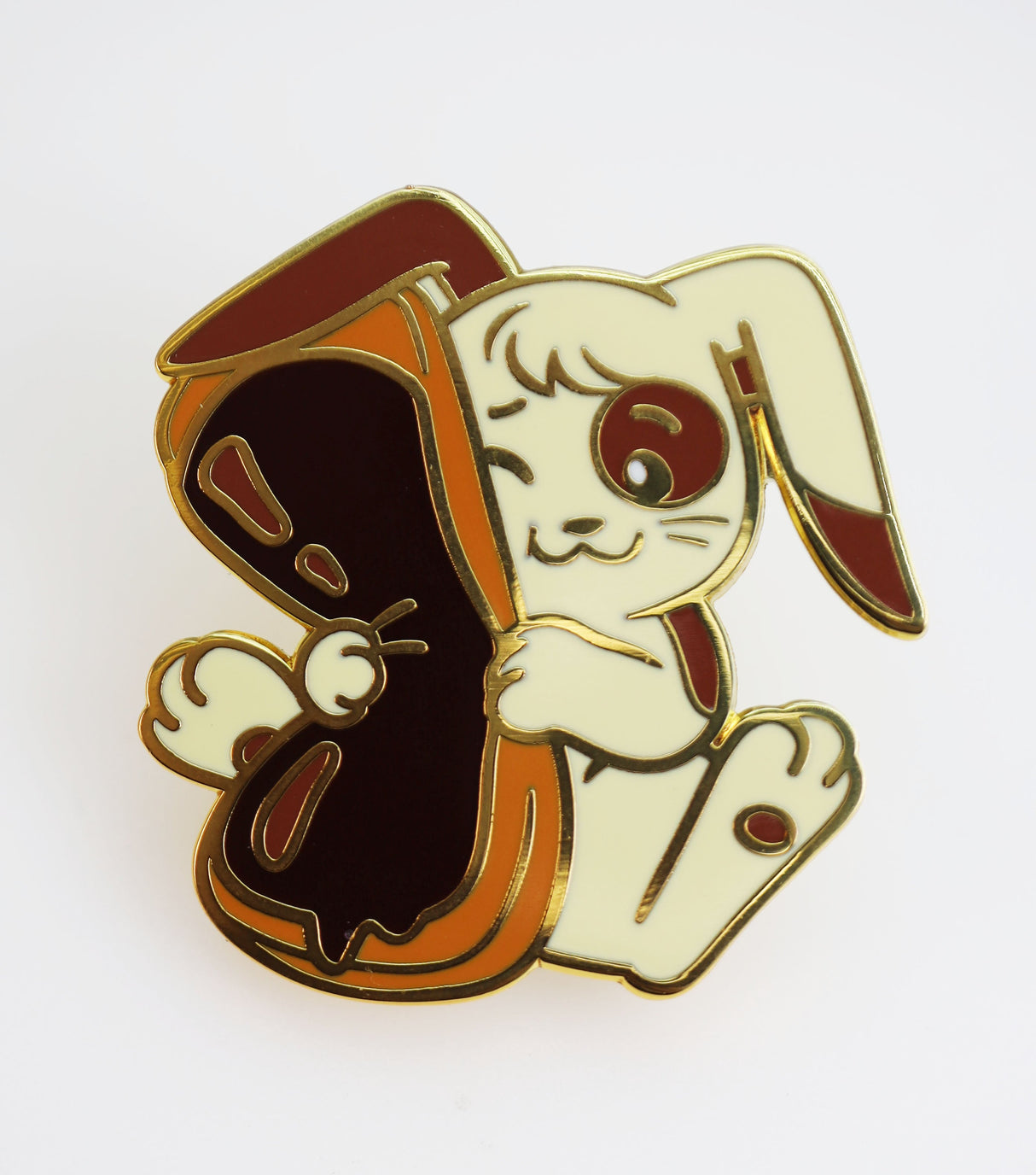 Pastry Pets: Eclair Rabbit - Pin & RPG Dice Set Plastic Dice & Pin Set Foam Brain Games