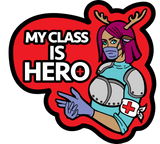 My Class Is Hero Sticker  Foam Brain Games