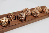 Hollow Hearts: Copper - Metal RPG Dice Set Metal Dice Foam Brain Games