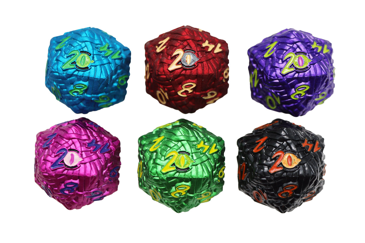 Mystery Loot: Critters of the Crypt Metal Dice Foam Brain Games