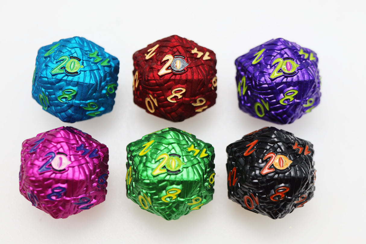 Mystery Loot: Critters of the Crypt Metal Dice Foam Brain Games