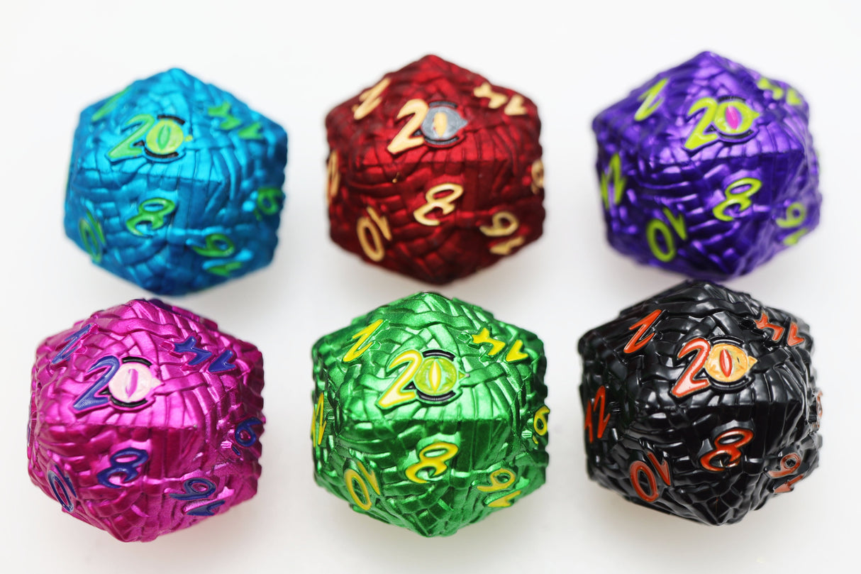 Mystery Loot: Critters of the Crypt Metal Dice Foam Brain Games