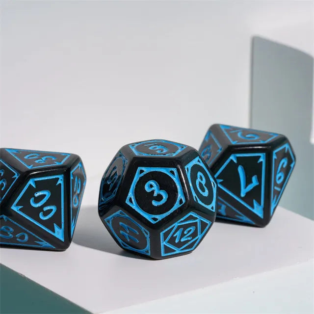 Cryptic Knots: Ocean RPG Dice Set Plastic Dice Foam Brain Games