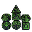 Cryptic Knots: Verdant RPG Dice Set Plastic Dice Foam Brain Games