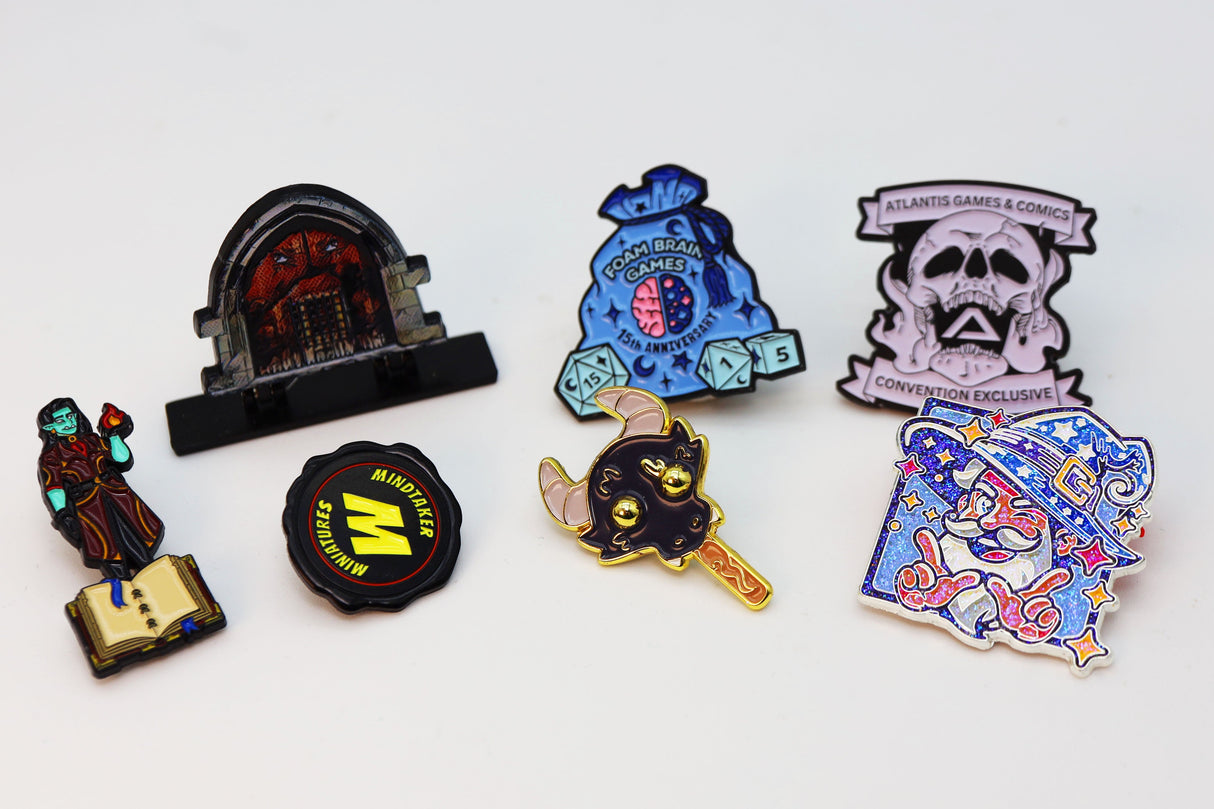 Custom Soft Enamel Pin Custom Product Foam Brain Games