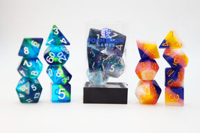 Custom Non-Inclusion Resin RPG Dice Sets Custom Product Foam Brain Games
